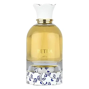 Lattafa Petra Eau de Parfum 100ml – Perfume oriental femenino con ciruela, ron, coco y vainilla.