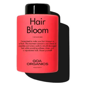 Hair Bloom Goa Organic 200gr – Tratamiento capilar reparador vegano con péptidos, aceite de coco y aminoácidos para cabellos dañados o decolorados.