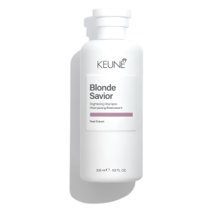 Blonde Savior Brightening Shampoo Keune 300ml – champú profesional para cabello rubio que realza la luminosidad y el brillo